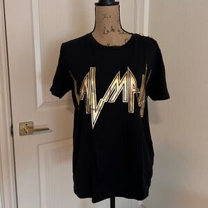 Exclusively for Saks
Balmain black top